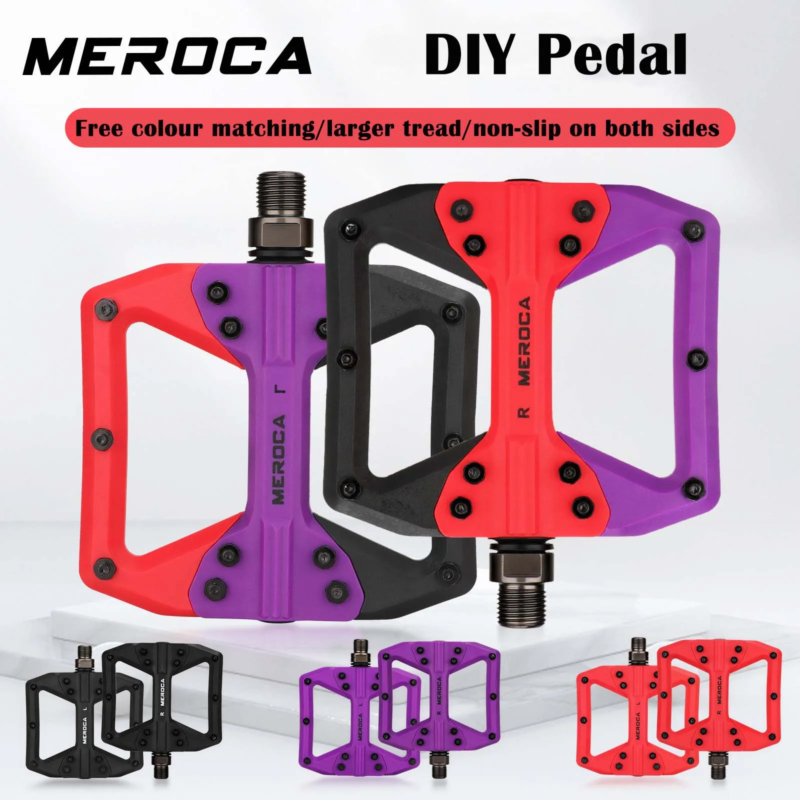 Pedal Sealed Du Bearing Ultralight Mtb Road Bike Pedal Nonsl