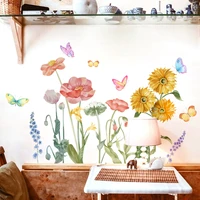 wall stickers flowers decal interior decorative self adhesive vinyl wallpaper home live room furniture pvc design