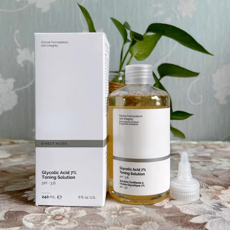 

Ordinary Face Makeup Peeling Solution Facial Skin Care Glycolic Acid 7% Toning Solution PH 3.6 Toner Skin care 240ml