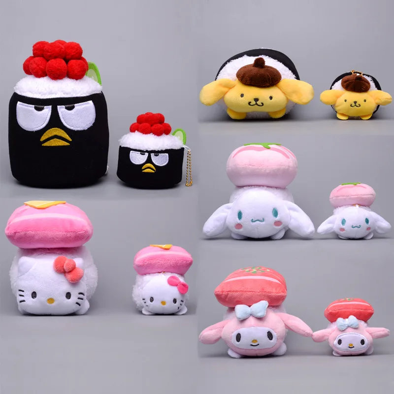 

Sanrio Kawali Kuromi Hello Kitty My Melody Cinnamoroll Pillow Plush Toys Plushie Keychain Stuffed Doll for Kids gift