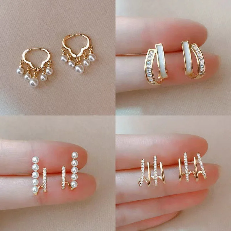 

Fashion Korea Pearl Pendant Earrings For Women Cute Elegant Aesthetics Butterfly Designer Dangle Earrings 2022 Trend New Jewelry