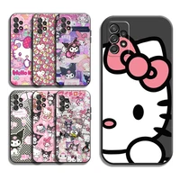 hello kitty 2022 phone cases for samsung galaxy a31 a32 a51 a71 a52 a72 4g 5g a11 a21s a20 a22 4g carcasa back cover funda