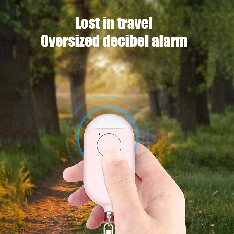 

Self Defense Alarm 120dB Girl Women Security Protect Alert Personal Safety Scream Loud Keychain Alarm Emergency Charging Alarms