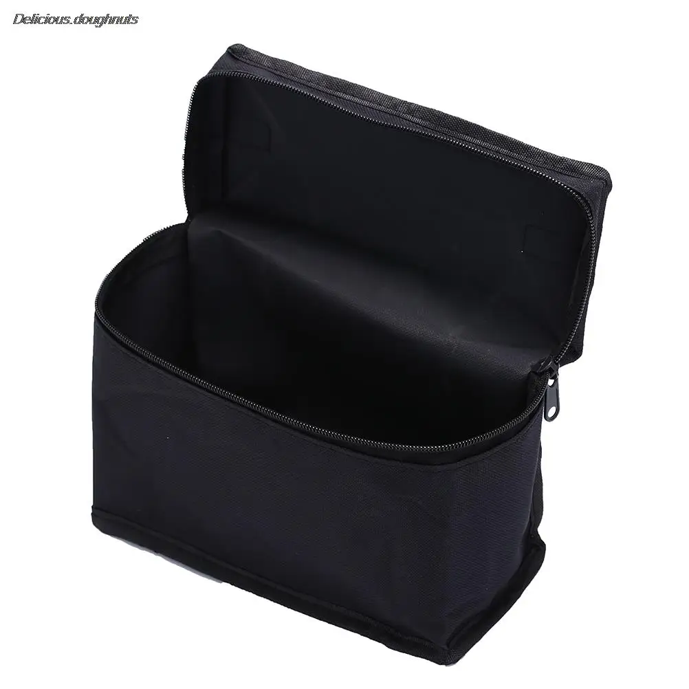 

New Large Capacity Zipper Black Folding Art Markers Zipper Canvas Storage Pencil Bag Hold 36/48/60/80Pcs Markers Pen