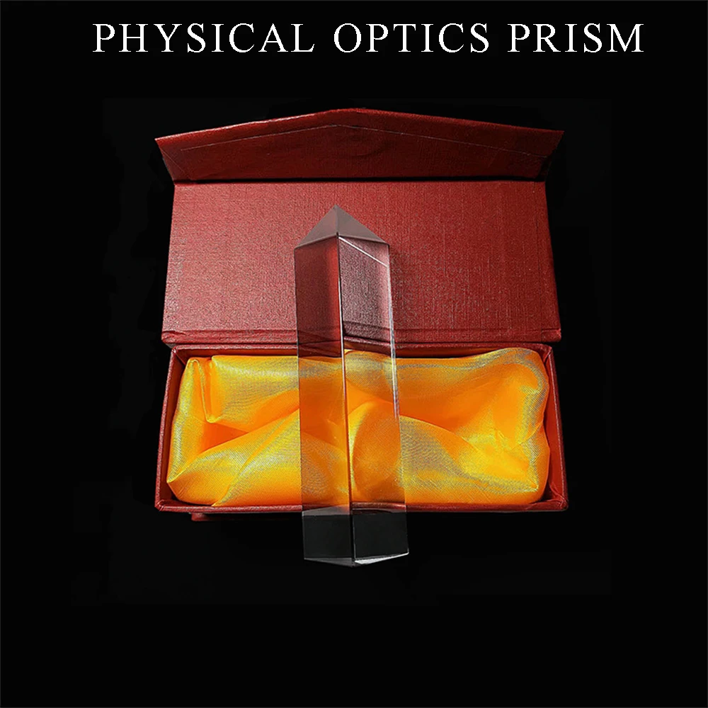 

SYZM K9 Triangular Prism Optical Prism Rainbow Photo Teaching Experimental Optical Instrument