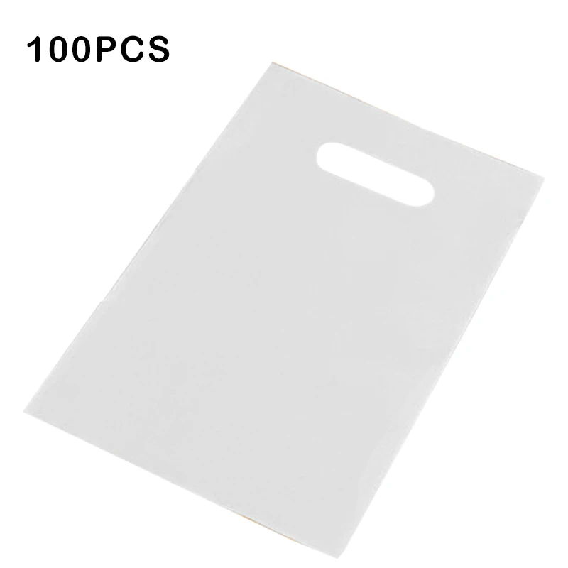 Пластиковые подарочные пакеты с логотипом 100 шт