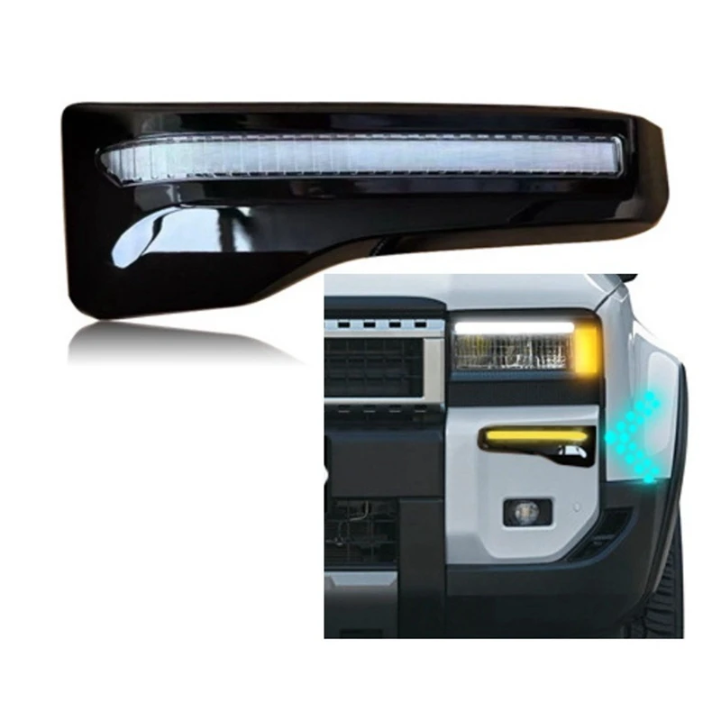 Передние противотуманные фары с указателем поворота DRL дневные ходовые огни для