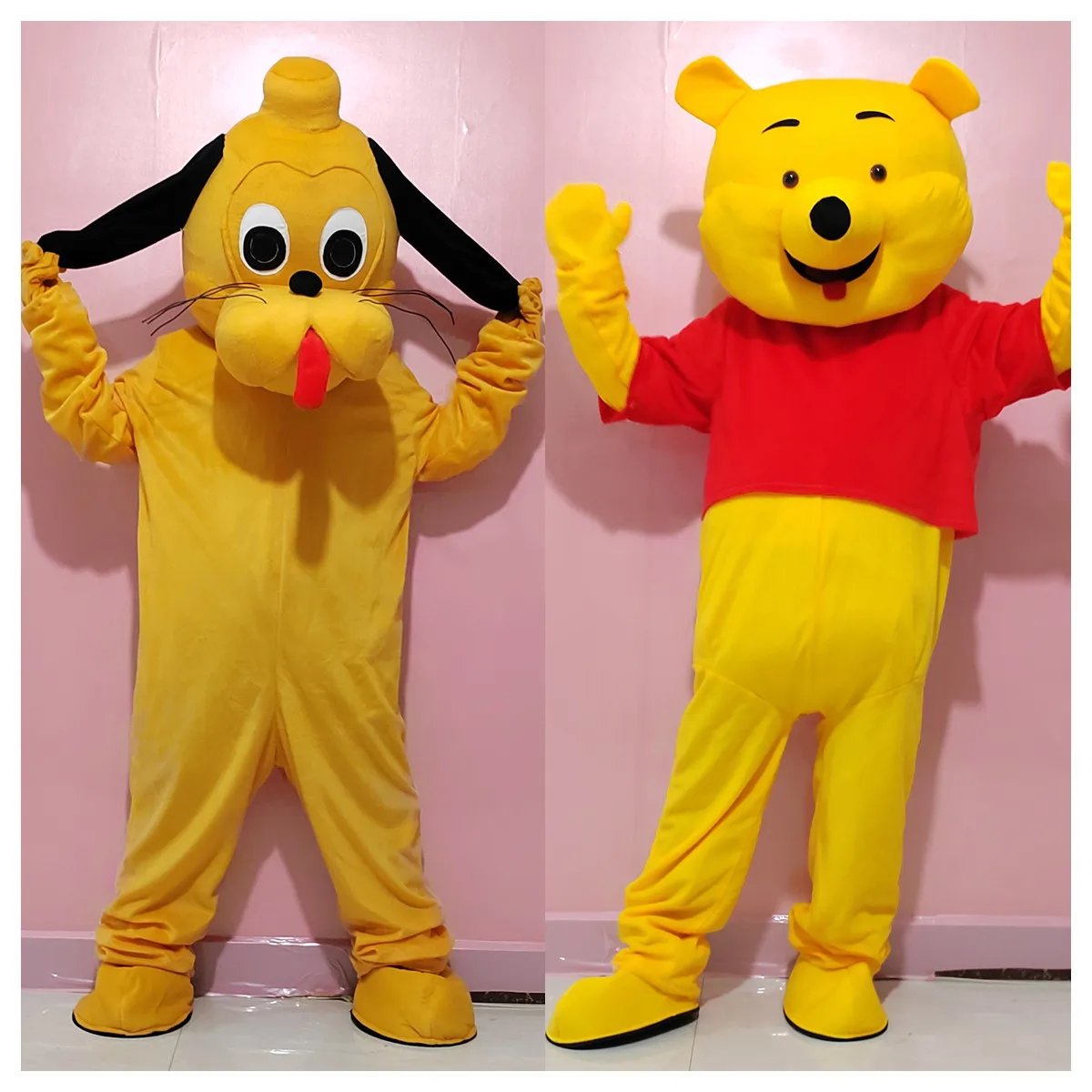 

Cosplay Winnie the Pooh dog Mickey Mouse cartoon character costume mascot costume advertising birthday party animal costume prop
