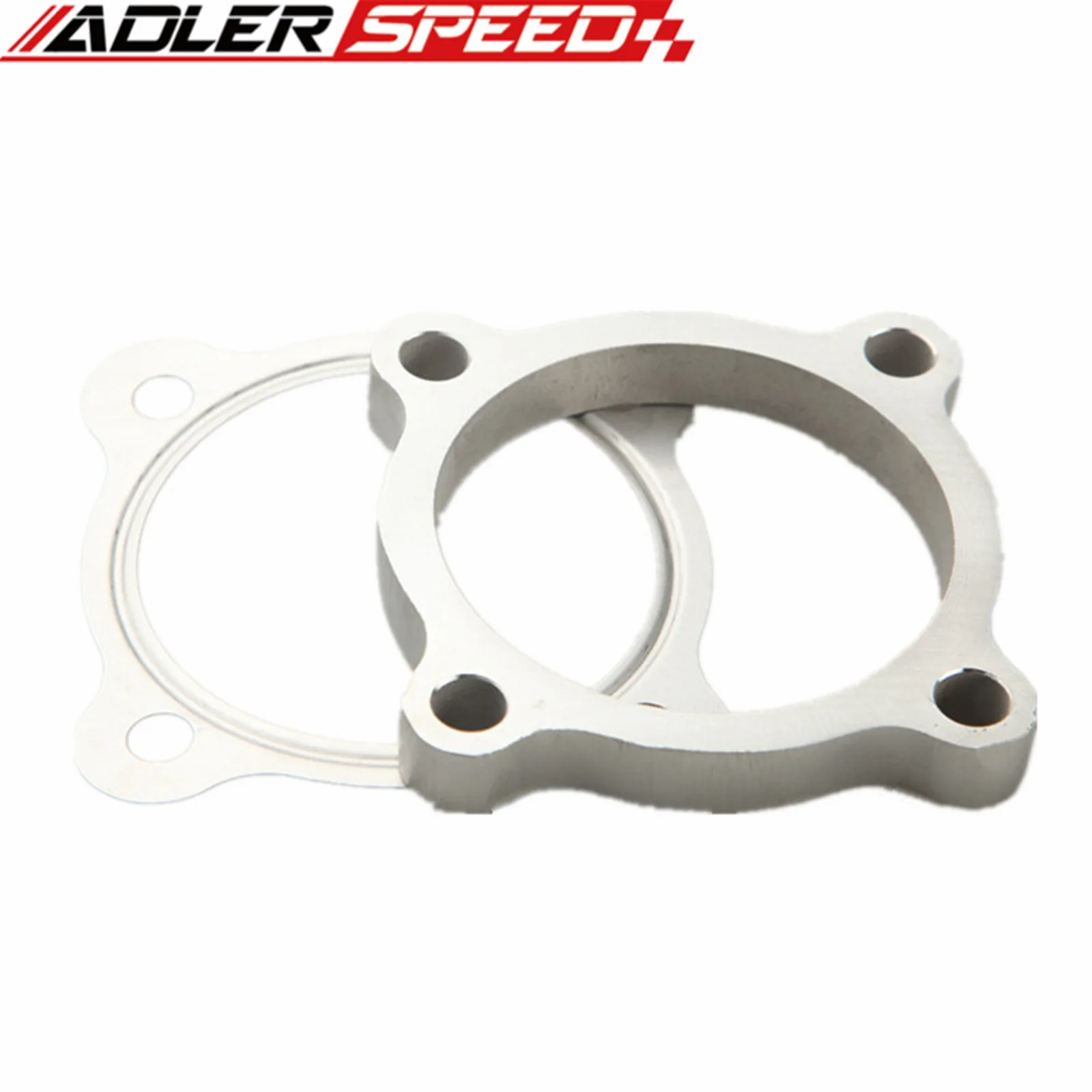 Выхлопной фланец 2 5 дюйма с 4 болтами выхлопная труба турборазрядом + прокладка