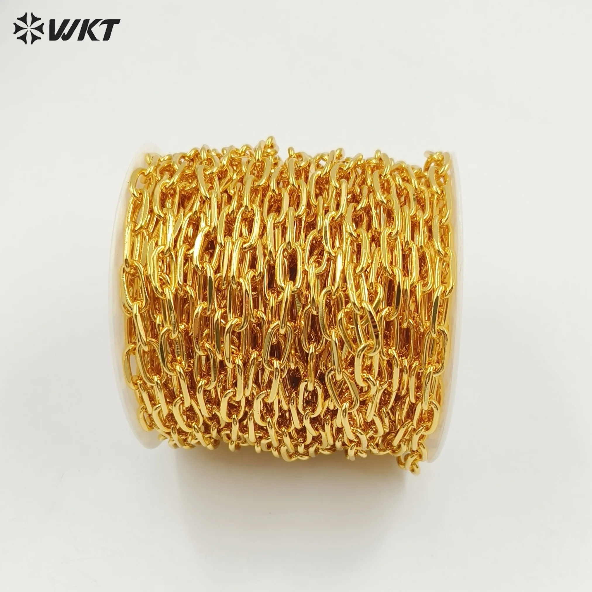 Новые стили сварная цепочка-крест из настоящего золота 18 карат аксессуары сделай