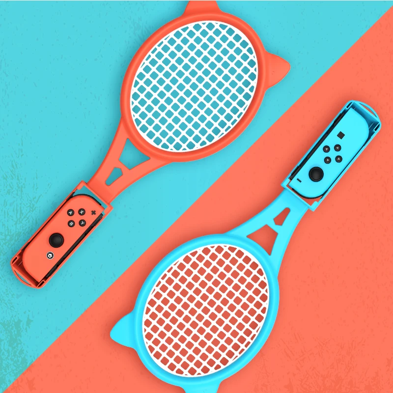 

Tennis Racket For Nintendo Switch oled For Mario Tennis Aces Joy-Con Handle Holder Controller Grips Tennis ACES Game Accessories