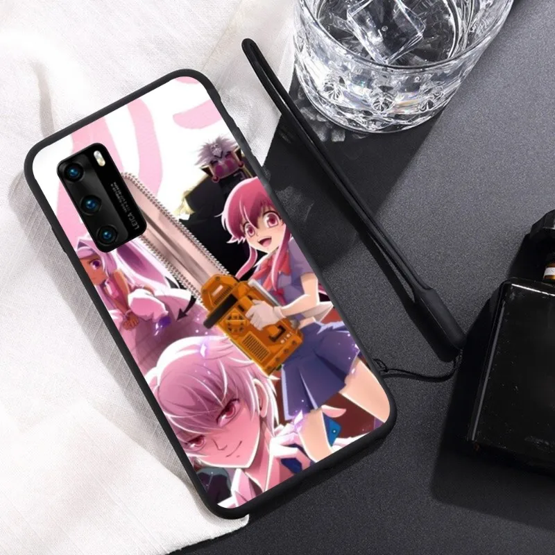 Чехол для телефона с аниме Future Diary Mirai Nikki Huawei Y6 Y7 Y9 Prime 2019 Y9s Mate 10 20 40 Pro Lite Nova 5t