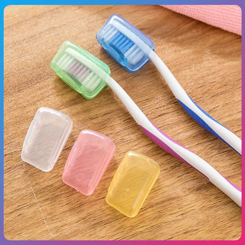 

5Pcs/set Colorful Toothbrush Headgear Outdoor Portable Travel Cover Camping Brush Cap Case Tooth Brush Head Cleaner Protector