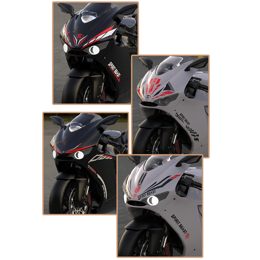 Наклейка на мотоцикл SPIRIT BEAST светоотражающая Водонепроницаемая декоративная