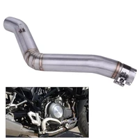 motorcycle modification exhaust vent middle link pipe motorbike modification accessories suitable for benali trk 502