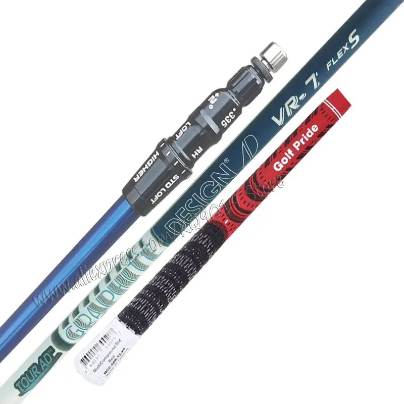 Golf Shaft Tour AD VR-7 Graphite Shaft Free Assembly Connector 0.335 Tip Size S Clubs Wood Driver and Golf Grips