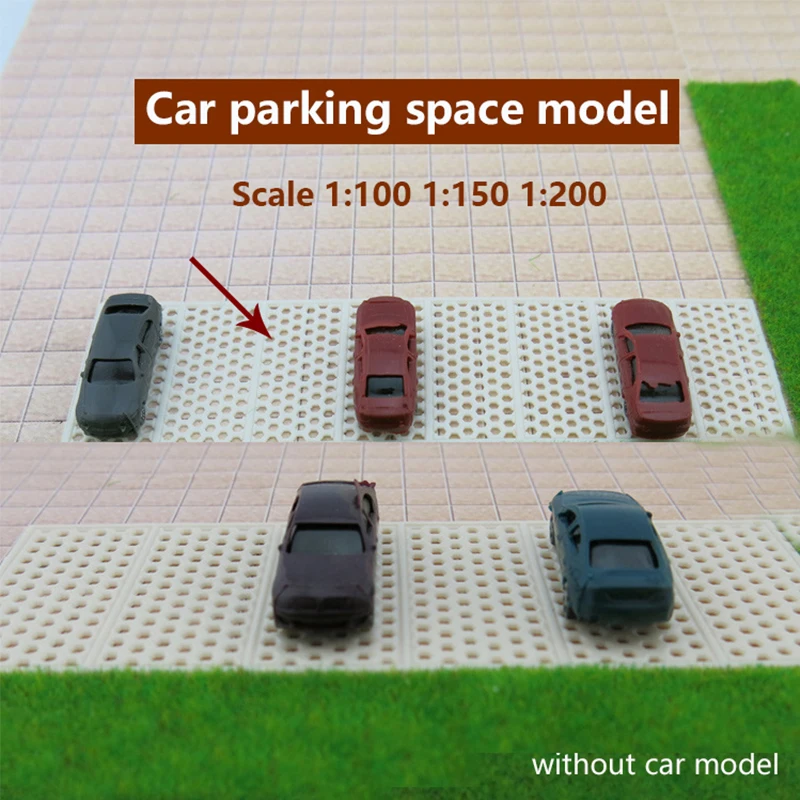 S Scale 1:100 1:150 1:200 Miniature Car Parking Space Model For Diy Building Sand Table Scene Materials