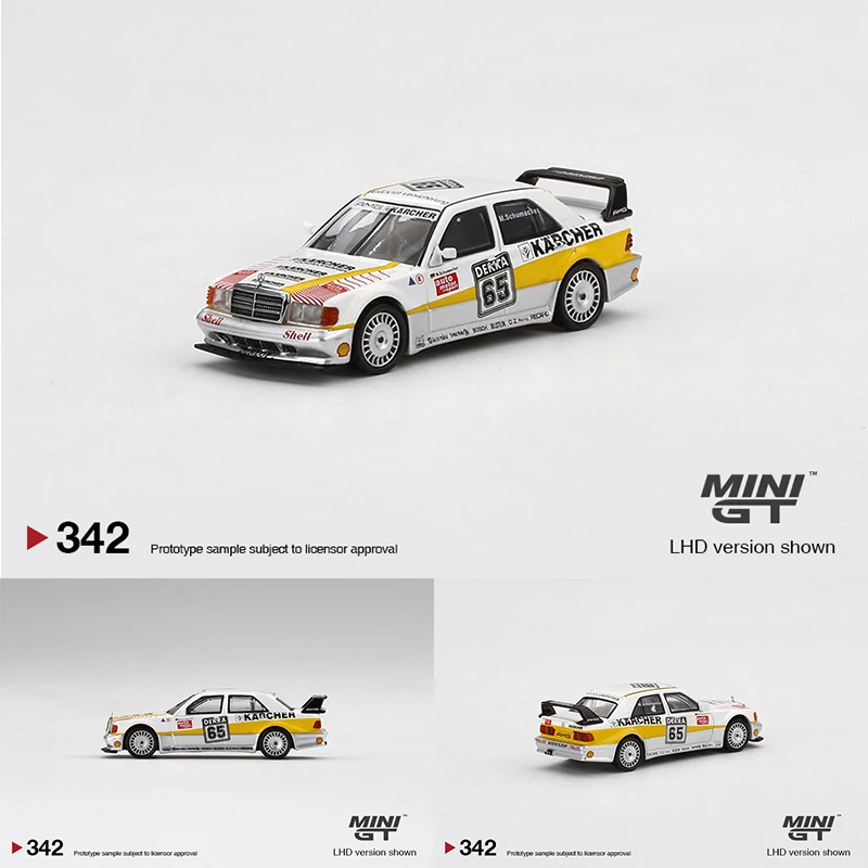 

MINI GT 1:64 190E 2.5-16 Evolution II #65 Motorenbau 1990 DTM Alloy Diorama Car Model Collection Miniature Carros Toys 342