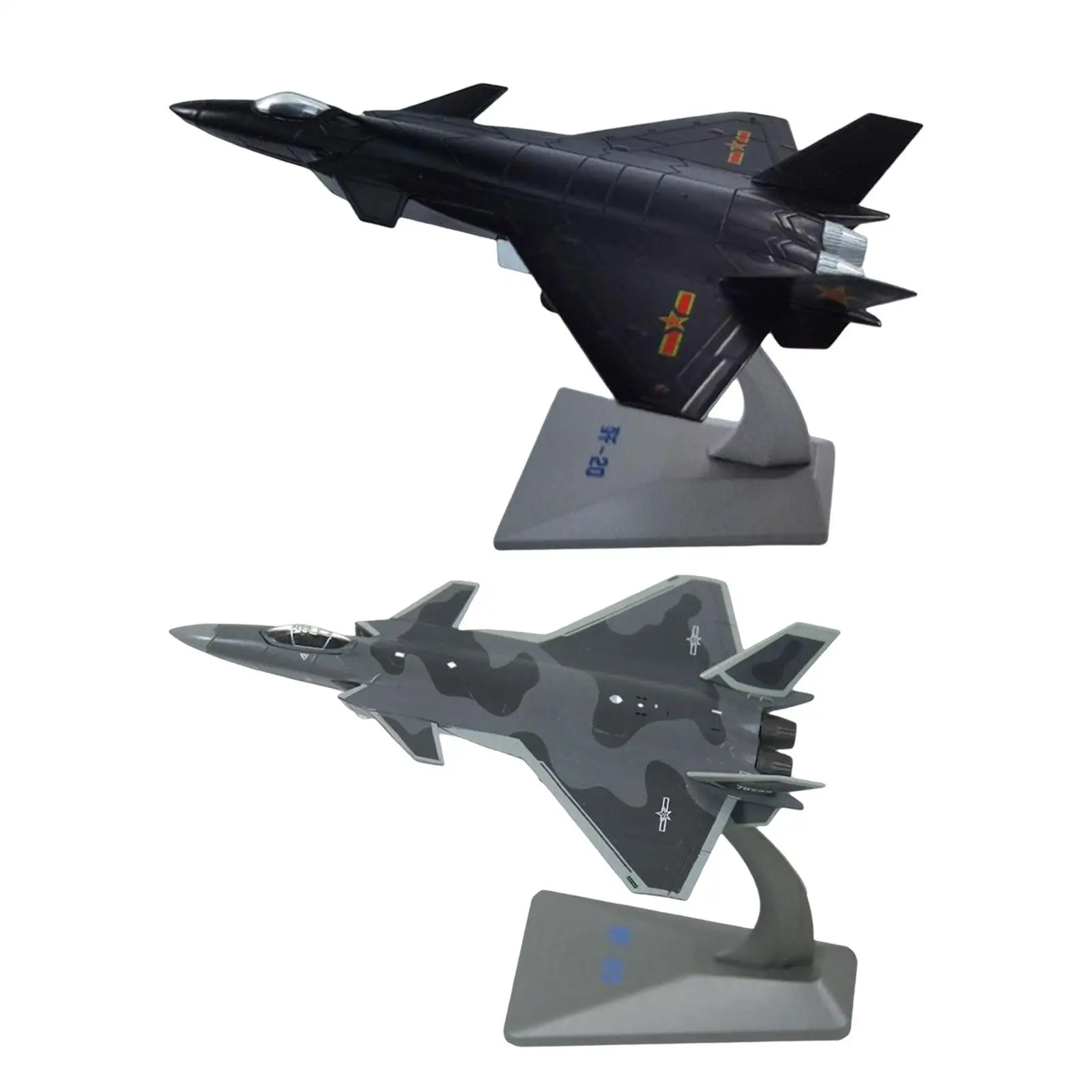 

Diecast J20 Fighter Fine Details Aircraft Ornament for Bedroom
