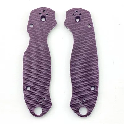 

1 пара одноцветных складных ножей G10, нашивки с ручкой для Spyderco Para3 C223 Spider, противоскользящие весы, аксессуары «сделай сам», запчасти