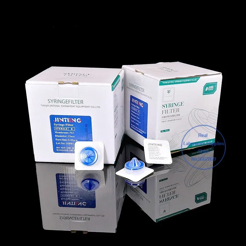 

Стерильный мембранный шприцевой фильтр Nylon/PES/PTFE 0,22/0,45 мкм 50 шт.