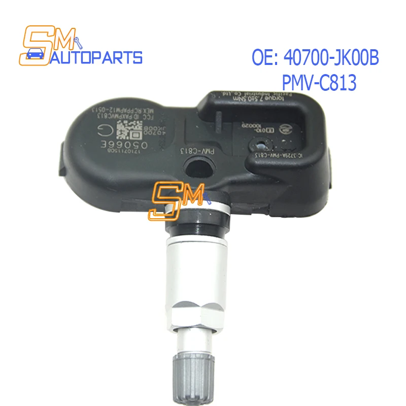 Датчик давления в шинах TPMS 1 шт. для Nissan 370Z Murano Rogue Infiniti FX EX G 40700-JK00B 40700JK00B PMV-C813 2008-2013 315 МГц