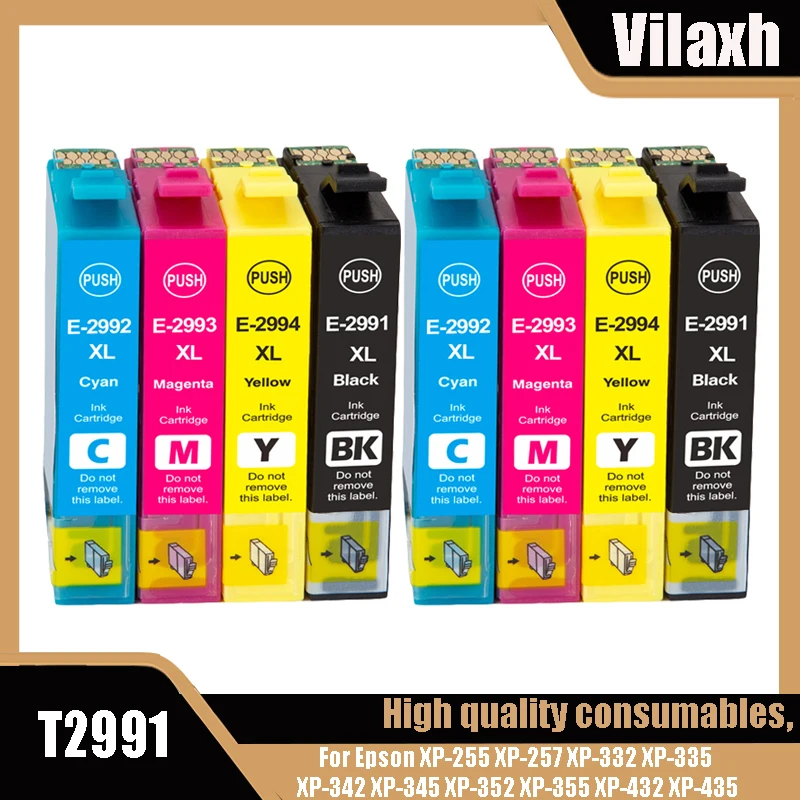 vilaxh 29XL T2991 T2991XL T29XL совместимый для картриджей Epson XP 235 247 245 332 335 342 345 435 432 445 442