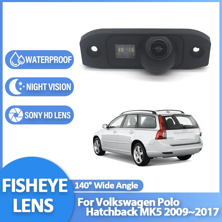 Автомобильная камера заднего вида для парковки Volvo V50 V60 V70 2004 ~ 2010 2011 2012 HD CCD