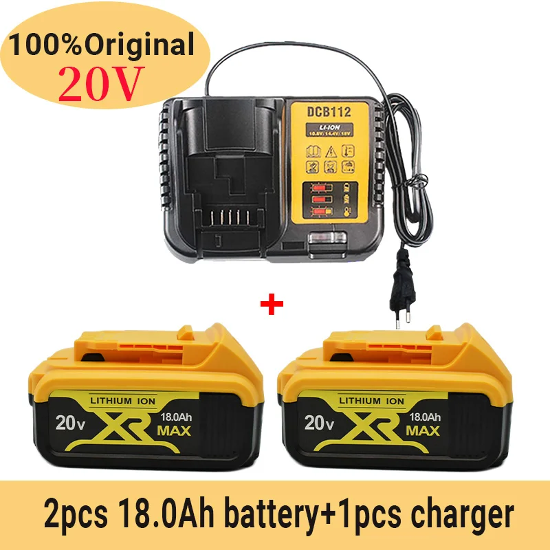 

2023 Original 20V18000mah for Dewalt DCB200 RechargeableLi-ion Battery 20V MAX Replacement for DeWalt DCB205 DCB201 DCB203 Power