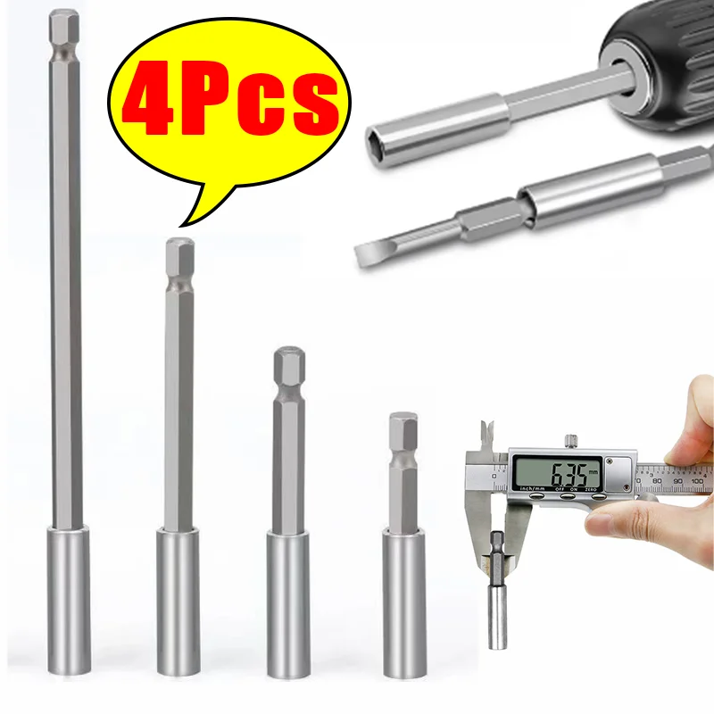 4 шт./компл. 60/75/100/150 мм удлинитель с шестигранным хвостовиком шатун наконечник