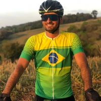 brazil men and women bike short sleeve jersey couples mtb cycling clothing ropa ciclismo road go pro outdoor team bicycle tops