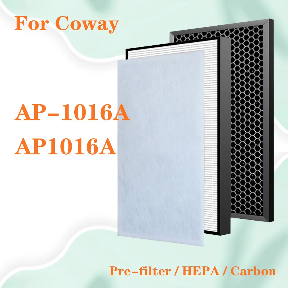 Сменный HEPA-фильтр и угольный фильтр для Coway AP-1016A