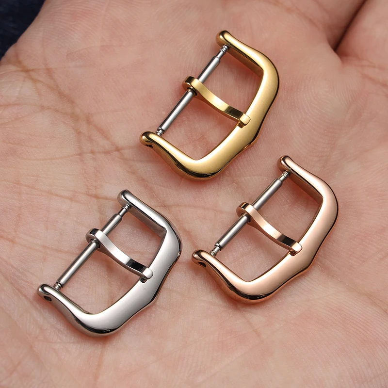 

316L Stainless Steel Watch Buckle For Cartier Watch Replacement Clasp Gold Silver Rose 12mm 14mm 16mm 18mm