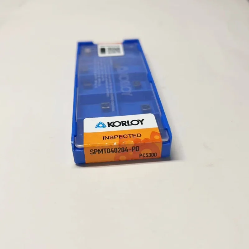 

KORLOY SPMT040204-PD PC5300/ SPMT050204-PD PC5300/ SPMT060205-PD PC5300 Твердосплавные пластины с ЧПУ Режущие инструменты 10 шт.