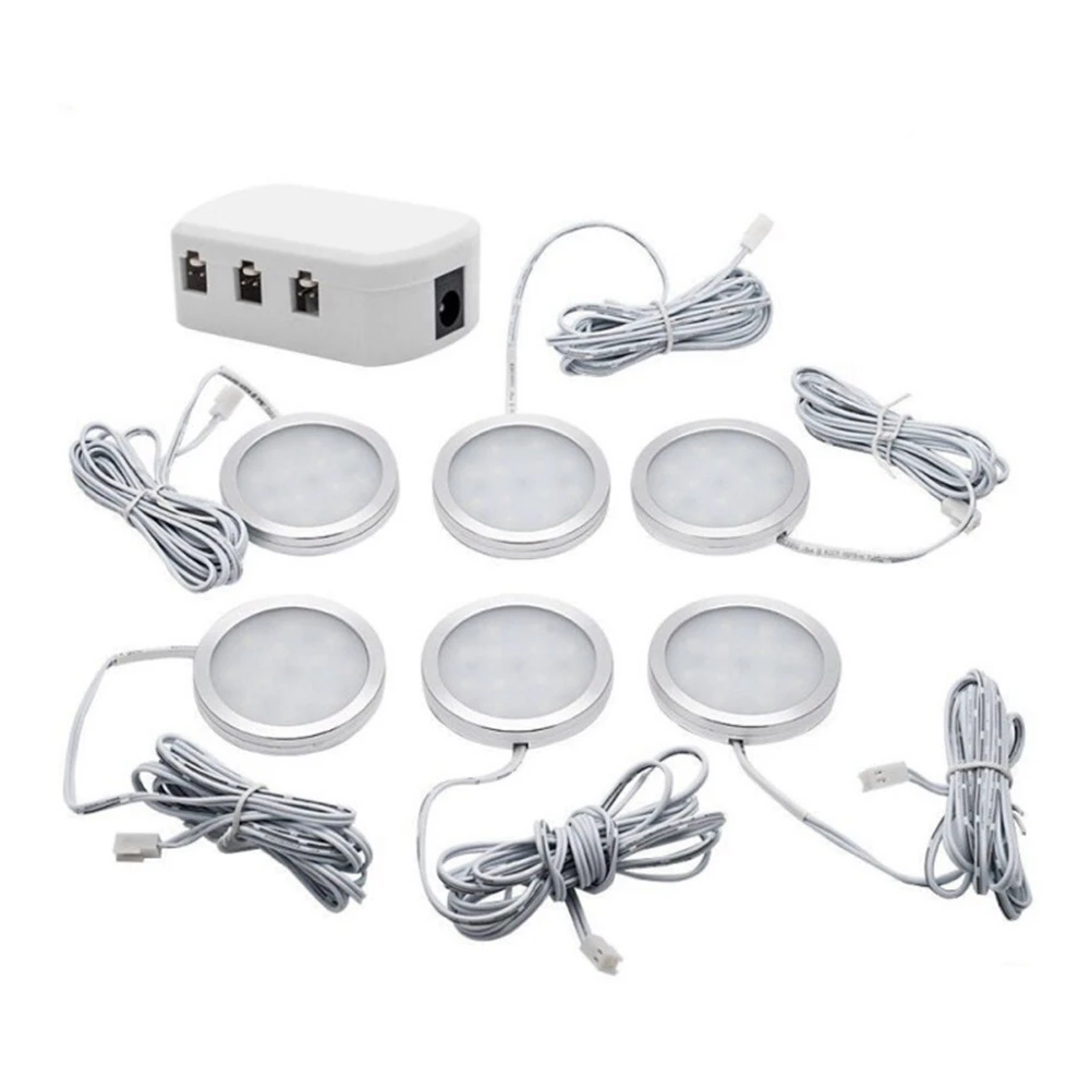 

6Pcs Car Roof Light 12V Interior Lights Campervan Caravan Motorhome RV Cabinet Lamps White Interior Lighting