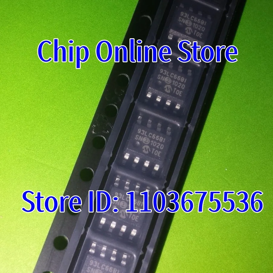 5 ~ 100 шт. 93LC66B-I/SN 93LC66BT-I/SN 93LC66B SOIC8 новый оригинальный EEPROM