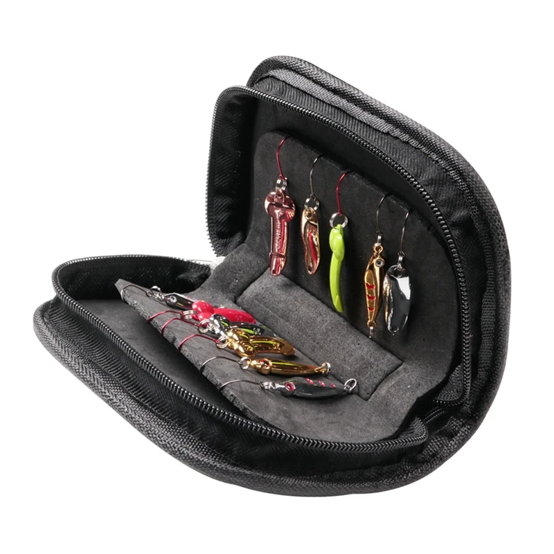 

LUSHAZER Fishing Spinner Baits with Bag Fishing Lures Spinnerbait Spoon Lure Wobbler Metal Bait Artificial Bait
