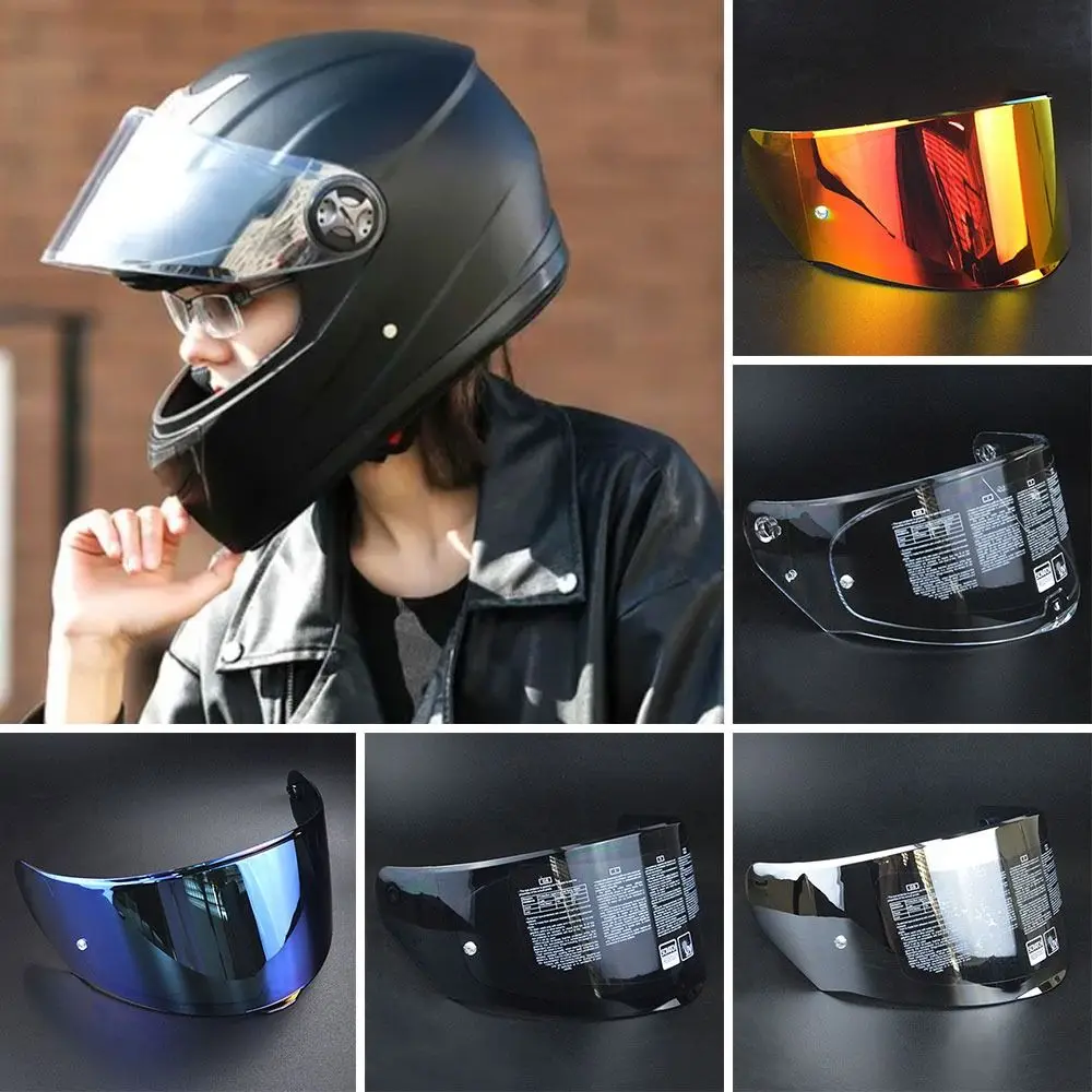 Полнолицевой козырек для шлема зеркальный сменный объектив прочный устойчивый к
