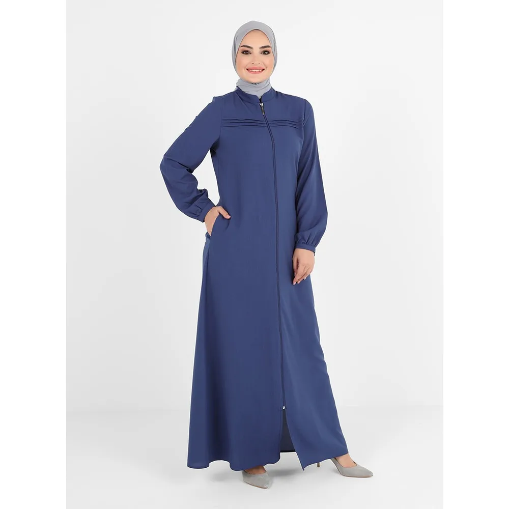 

Dorlie Rib Detaylı Zipper Ferace - Indigo - Dorlie