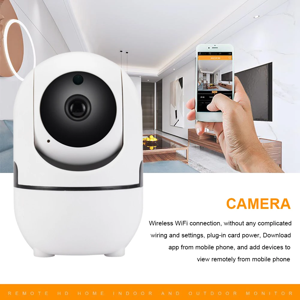 

Mini Security Baby Monitor 720P/1080P Wifi Surveillance Cameras Infrared Night Vision Mobile Video for Home Living Room Bedroom