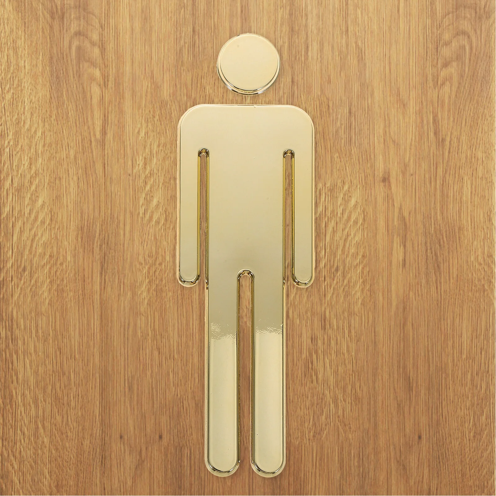 

Men's Women's Bathroom Signs Stainless Steel Restroom Toilet Decor Set Lavatory Business