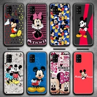 cartoon mickey minnie mouse phone case for samsung galaxy a52 a21s a02s a12 a31 a81 a10 a30 a32 a50 a80 a71 a51 5g