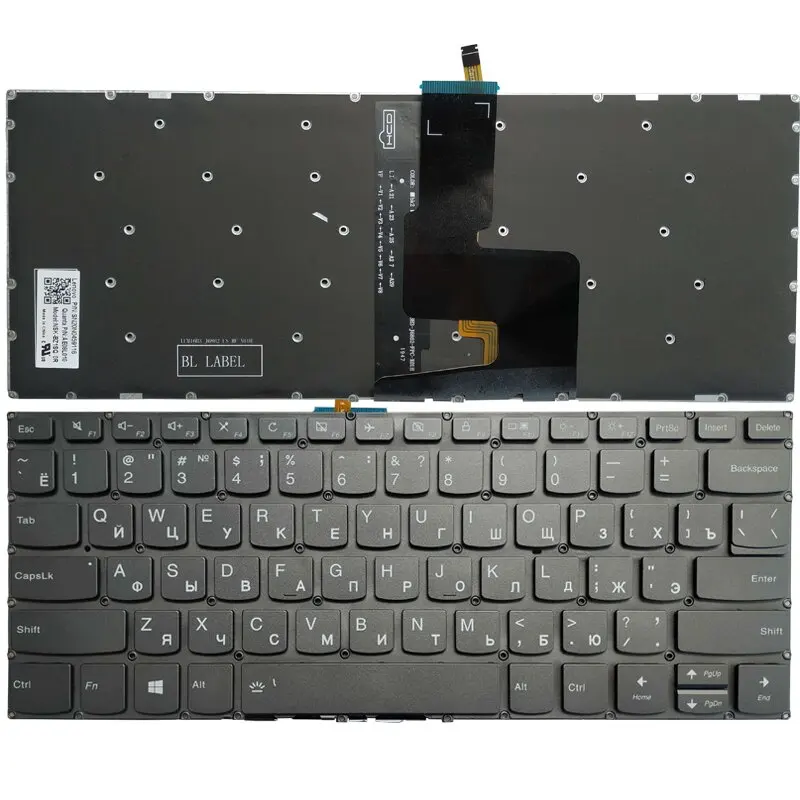 

New Backlit Russian Keyboard For Lenovo Ideapad 330S-14 330S-14IKB 330S-14AST S340-14 S340-14iwl S340-14API S340-14IIL RU Black