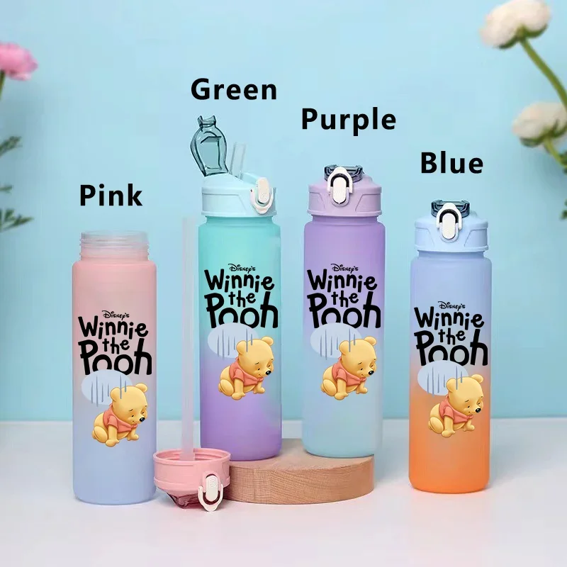 750 мл плюшевый мишка детская соломенная градиентная чашка для воды студенческая