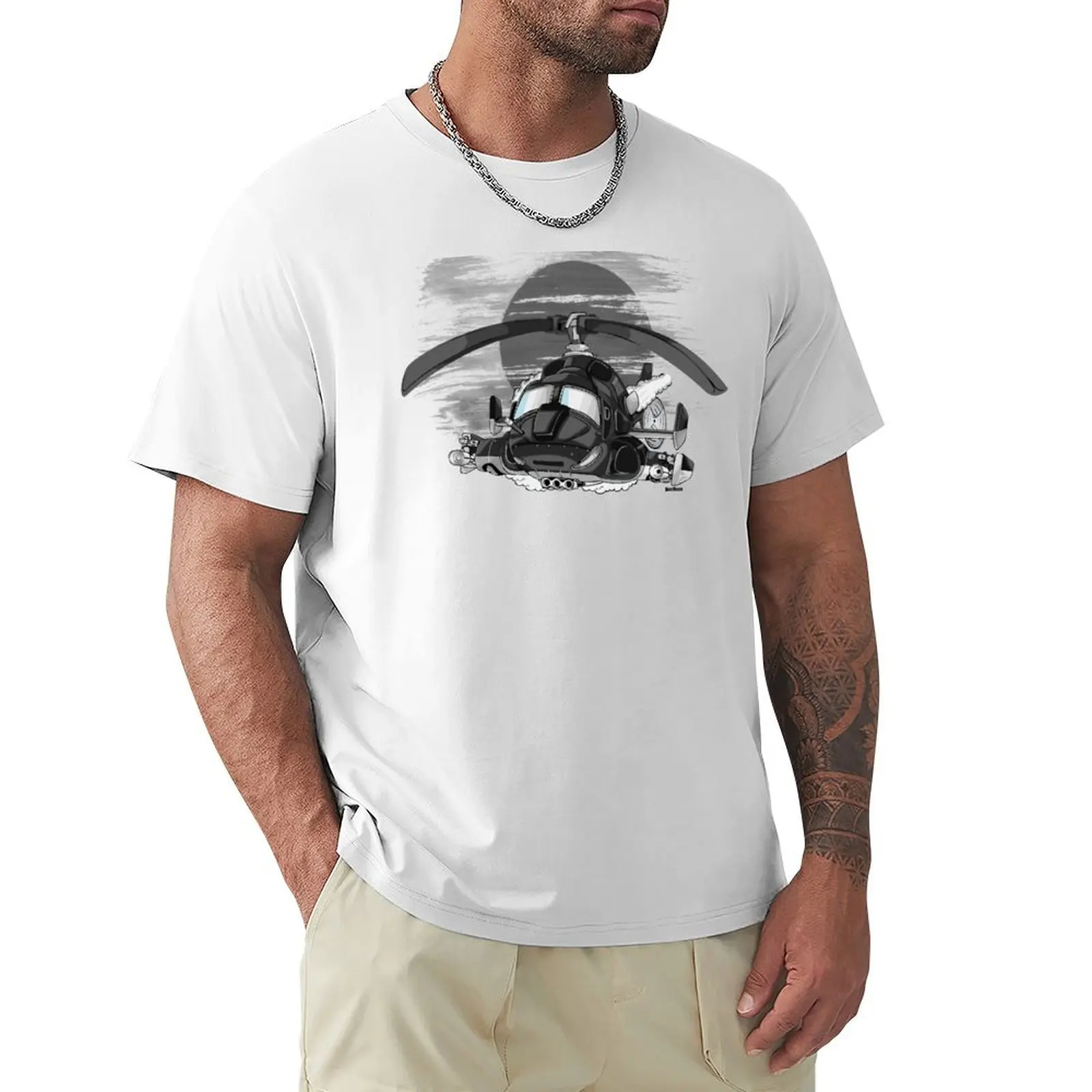 Футболка Airwolf TV Series Bell 222 Helicopter Digirods Cartoon Art футболка большого размера эстетичная