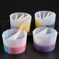 silicone split cups for paints pouring acrylic paint pour cup 5 channels dividers diy epoxy resin tools for jewelry making craft