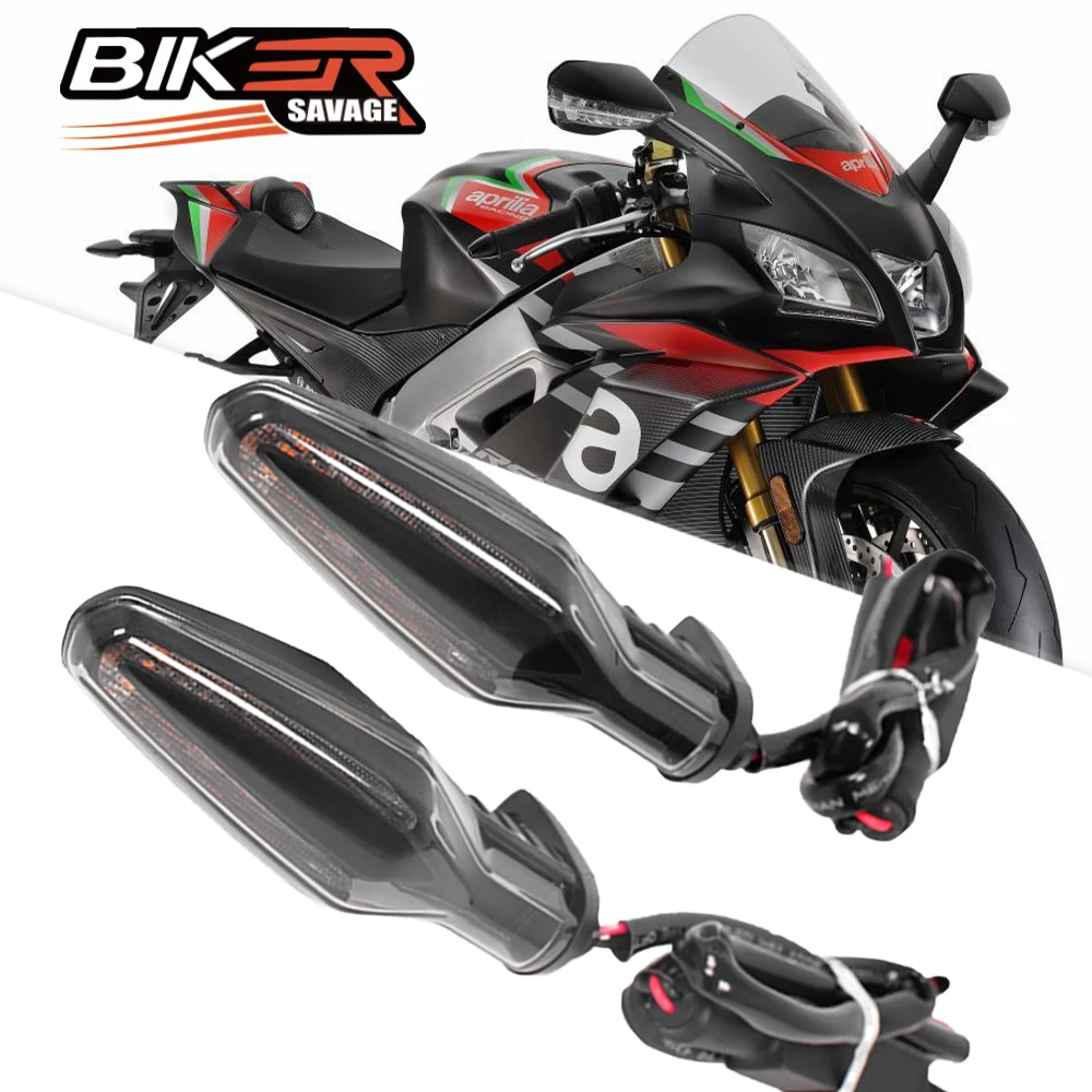 

LED Turn Signal Lights For Aprilia SL900 750 SHIVER SMV750 SMV900 1200 Dorsoduro Indicator Lamps Motorcycle Blinker Front Rear