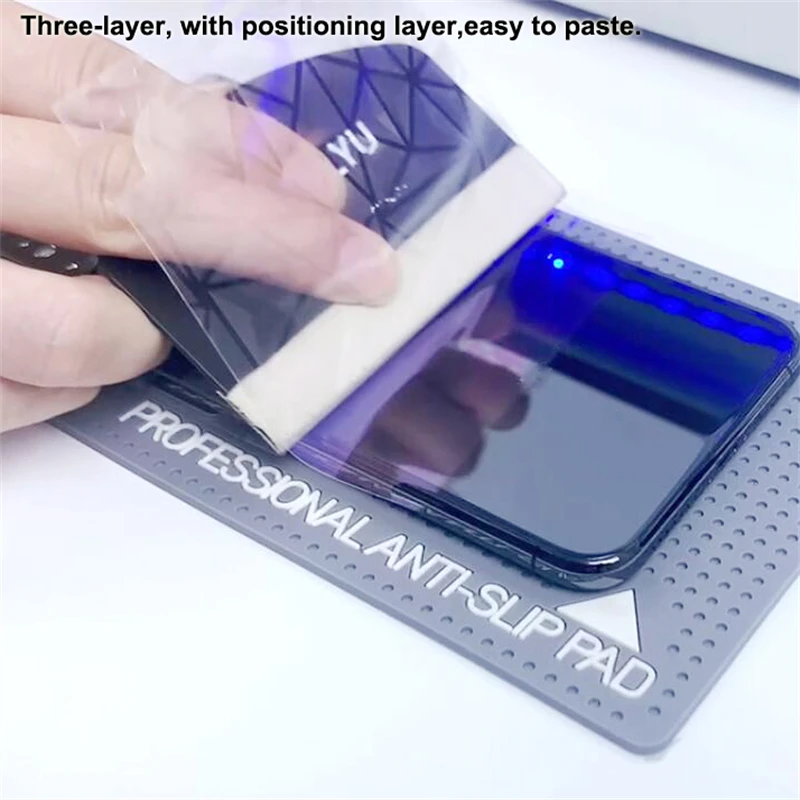 Vormir 50 Pcs Transparent Embossed Stickers for Cellphone Skins Texture Print Back Cover Housing Protective Films for Cutter