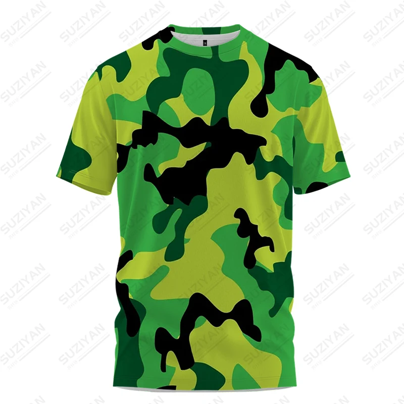 

Летняя мужская камуфляжная футболка с 3d принтом, Мужская футболка с коротким рукавом, Повседневная модная мужская футболка, спортивные топы для фитнеса и мальчиков