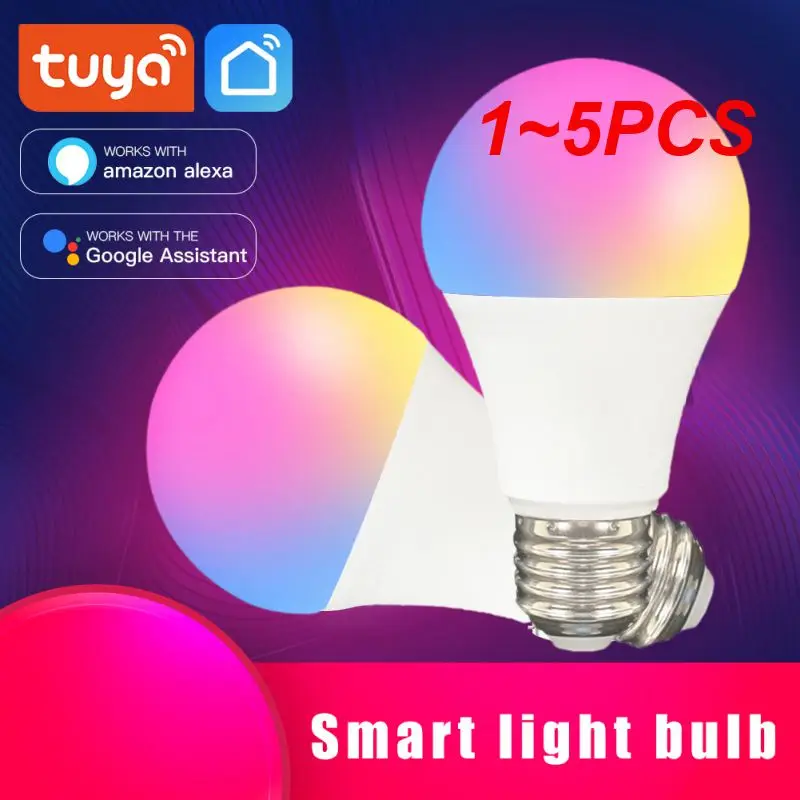 

Умная Светодиодная лампа с регулируемой яркостью, 1 ~ 5 шт.